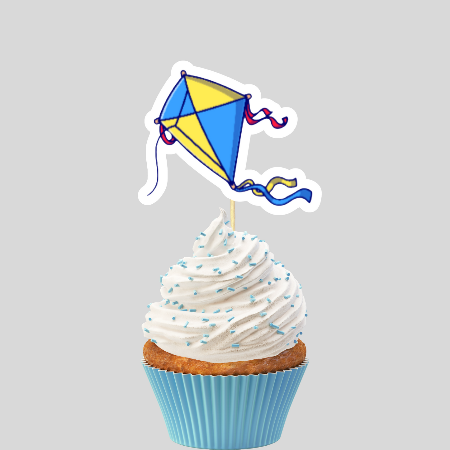 Kite Cupcake Toppers