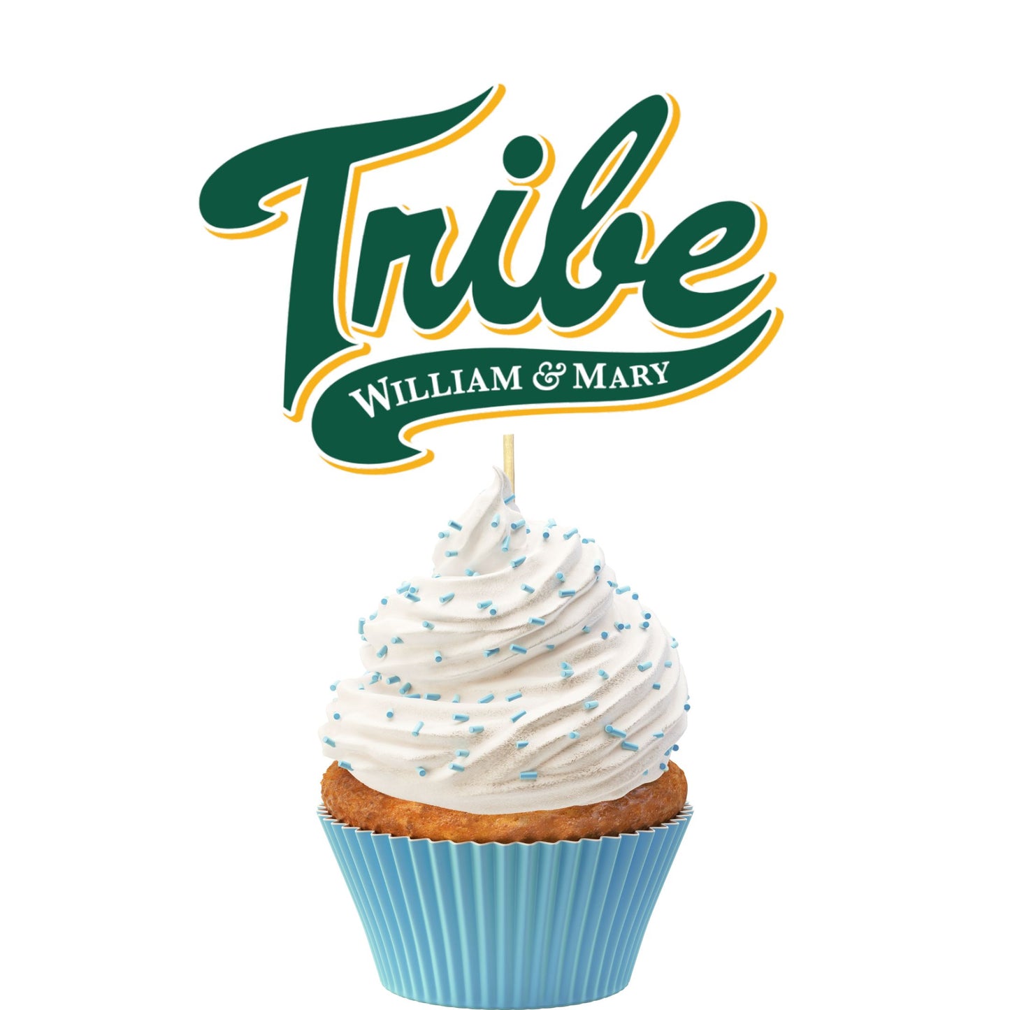 William and Mary Cupcake Toppers