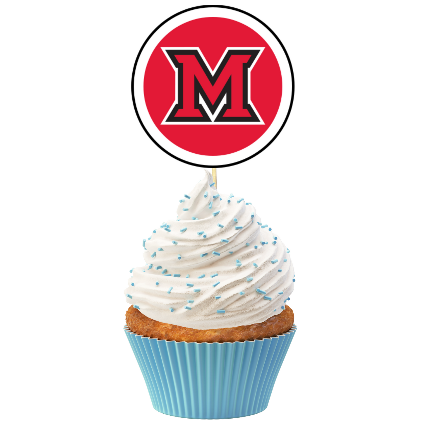 Miami University Cupcake Toppers