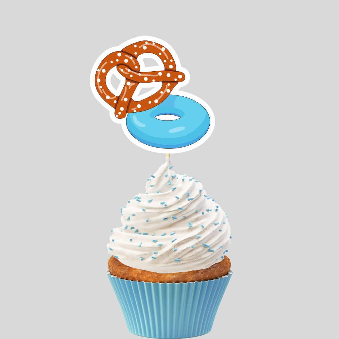 Summer Floatie Cupcake Toppers