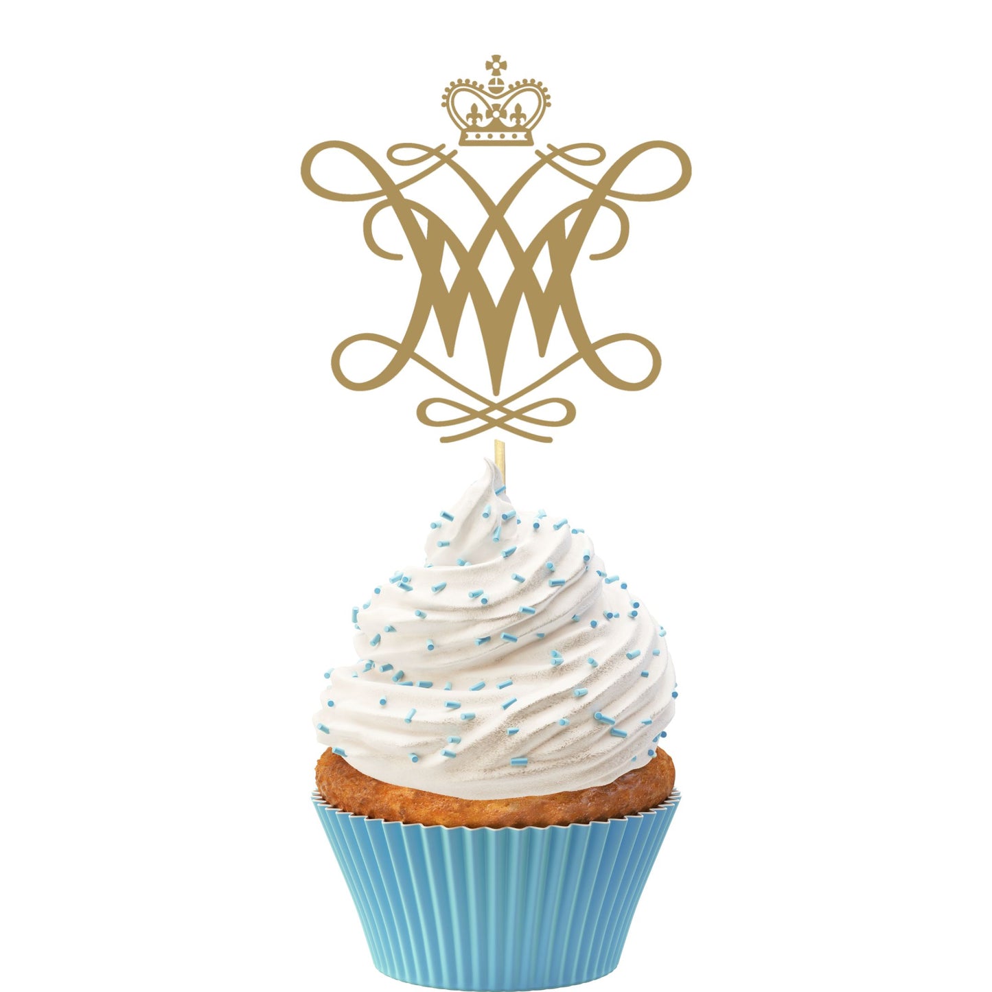 William and Mary Cupcake Toppers