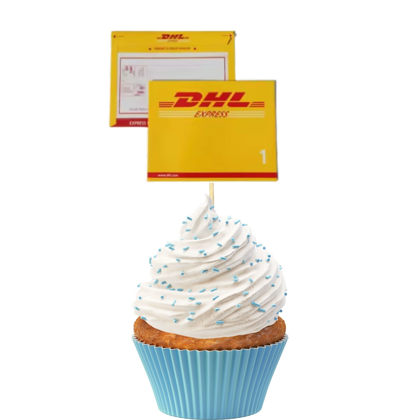 DHL Cupcake Toppers