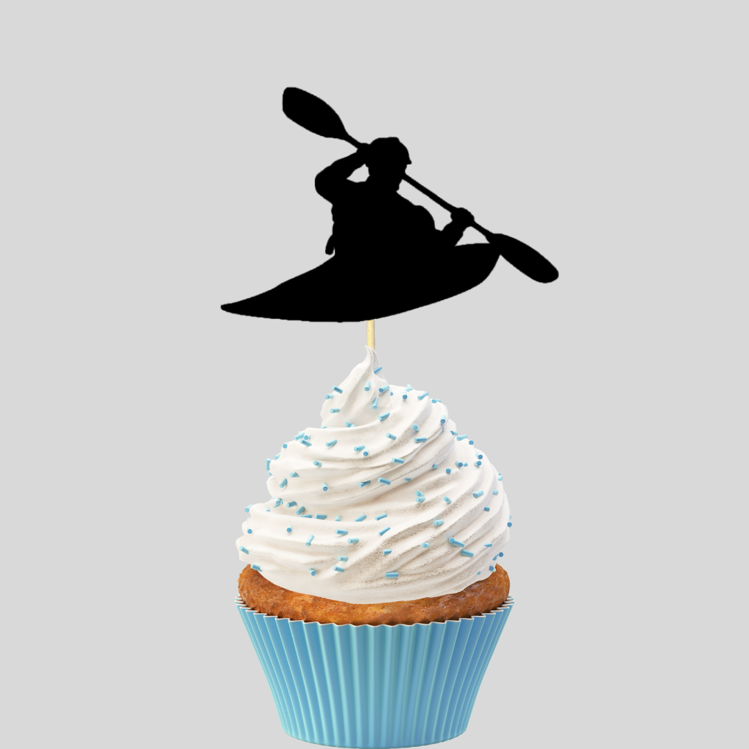 Kayak Cupcake Toppers