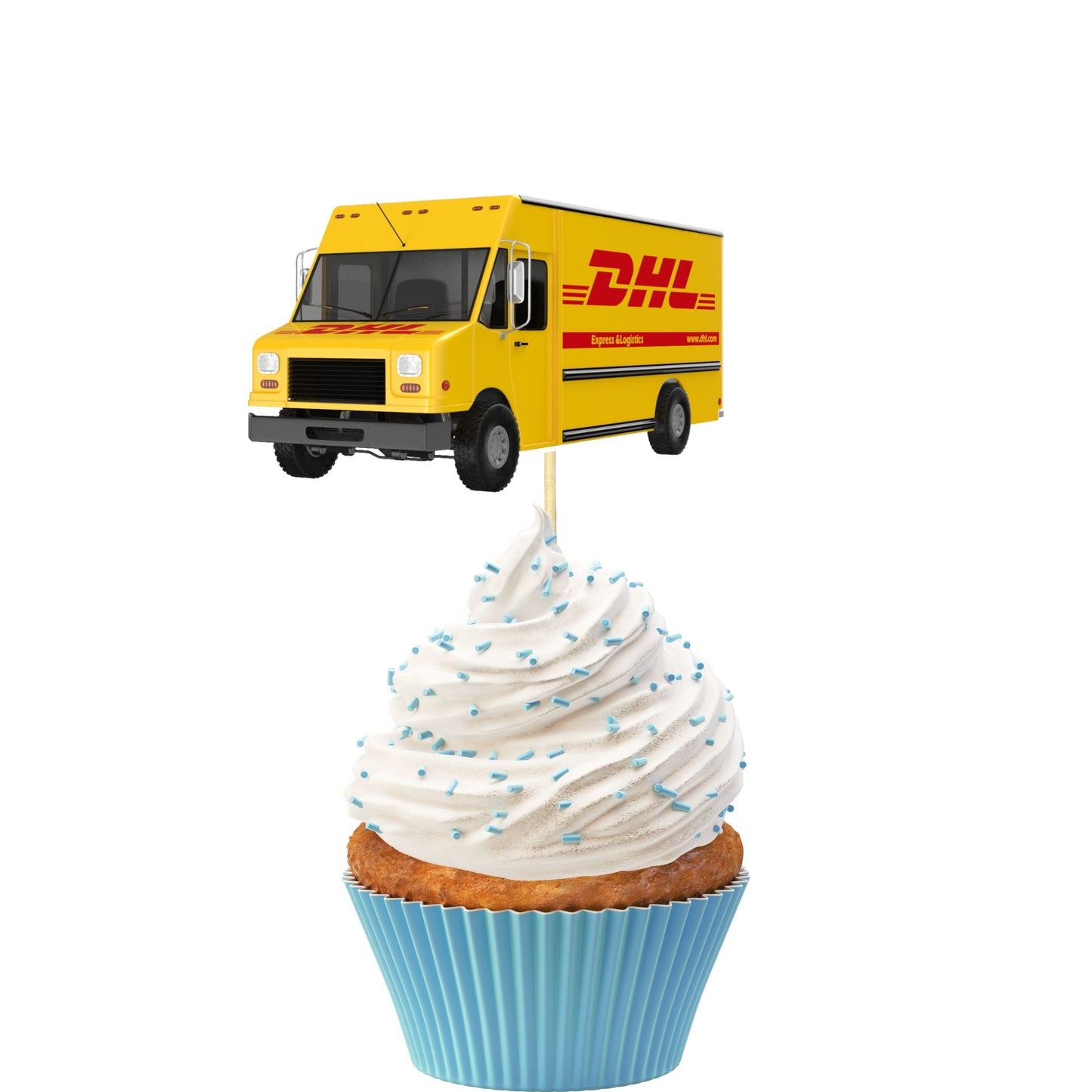 DHL Cupcake Toppers