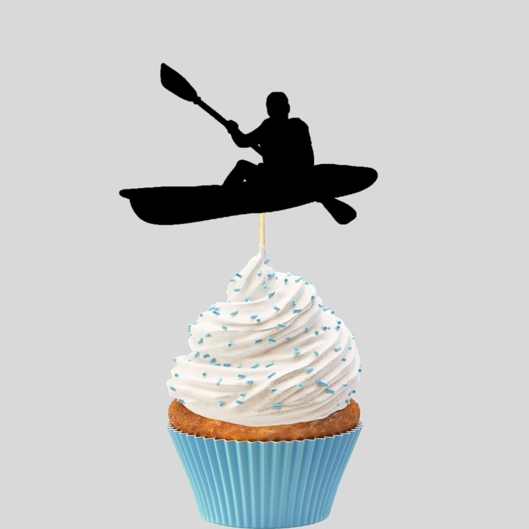 Kayak Cupcake Toppers