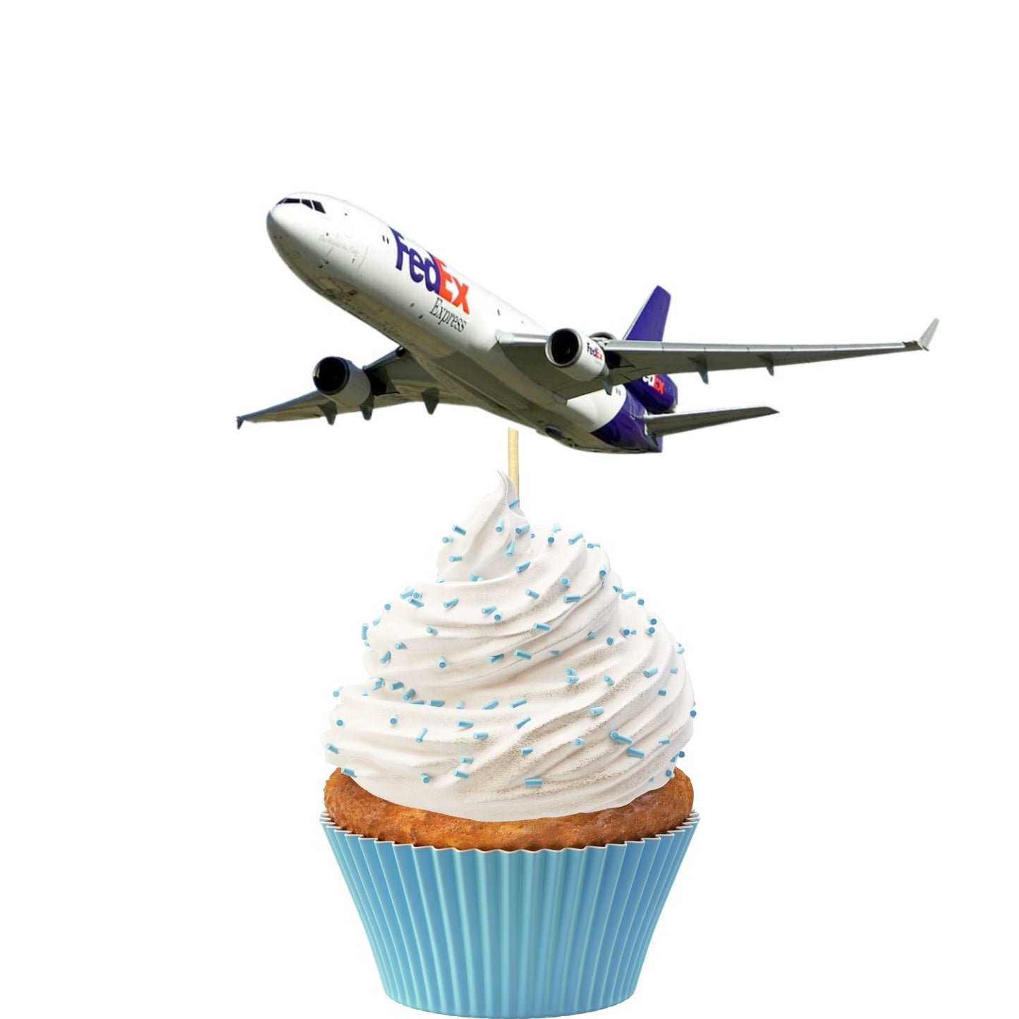 FedEx Cupcake Toppers