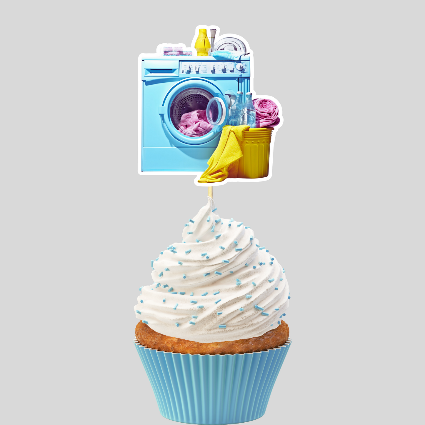 House Cleaning Cupcake Toppers