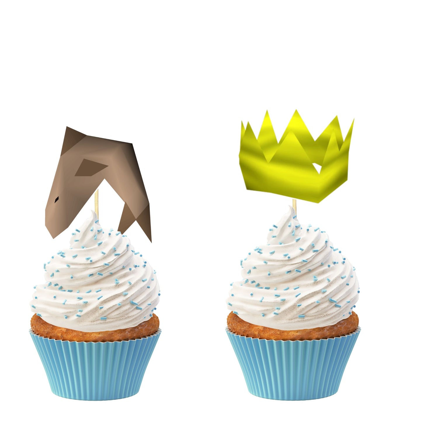 Old School Runescape Cupcake Toppers