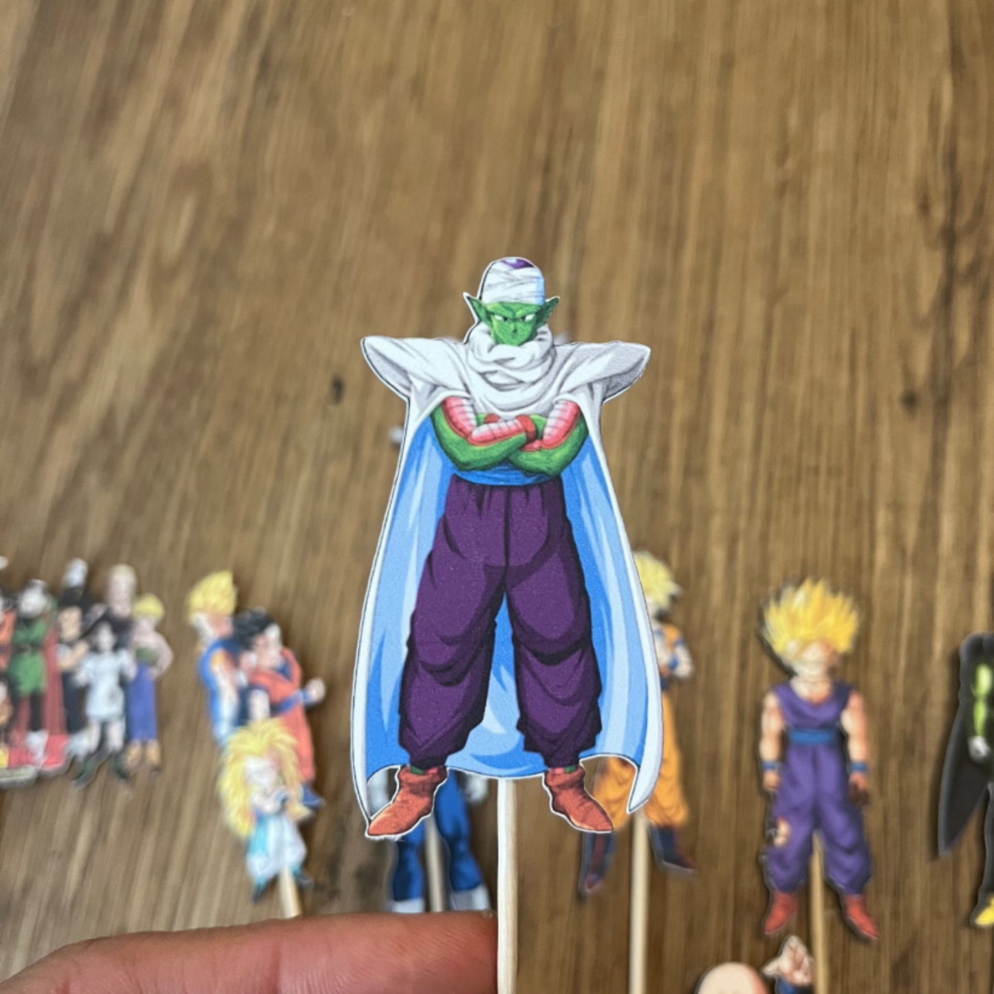 Dragonball Z Inspired Cupcake Toppers