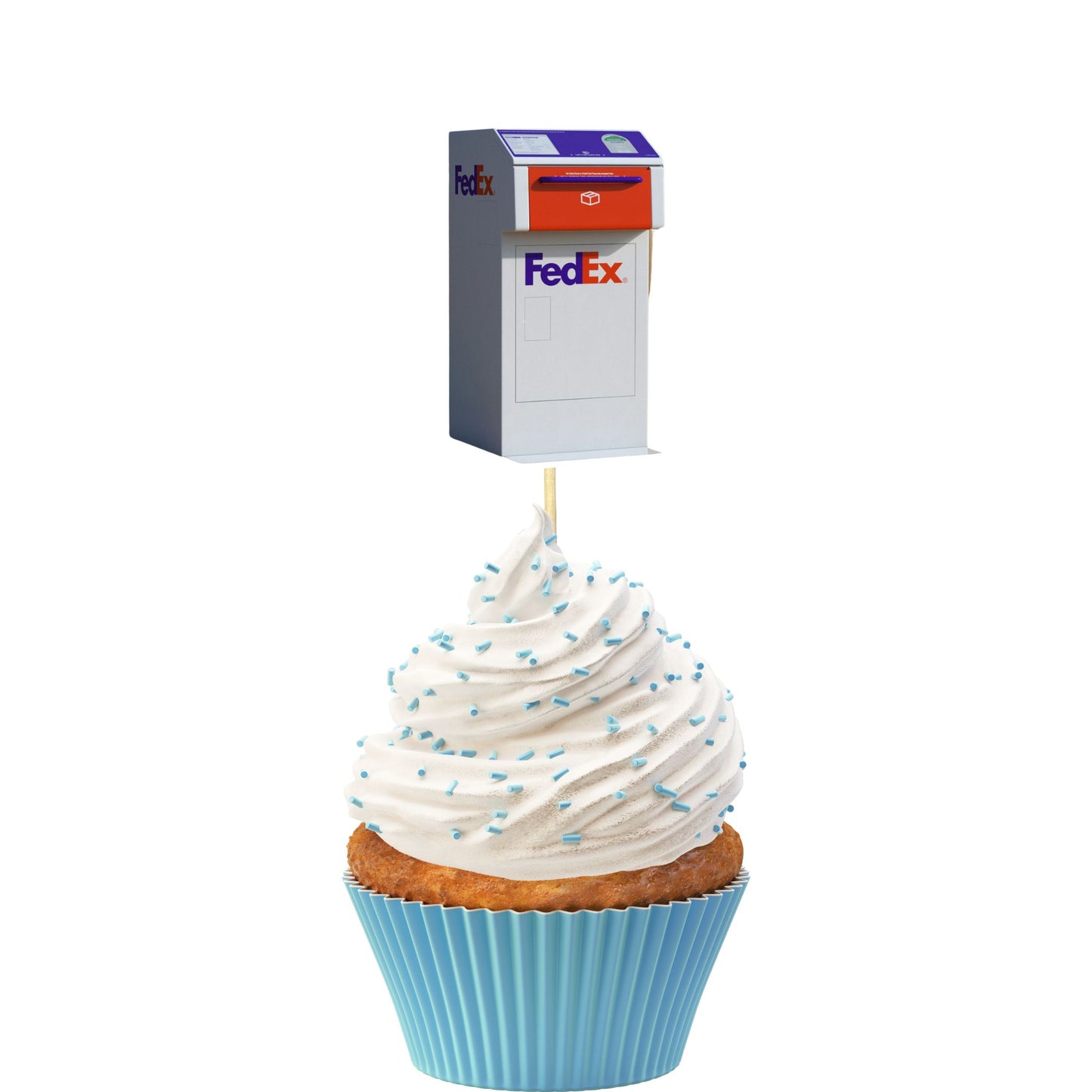 FedEx Cupcake Toppers