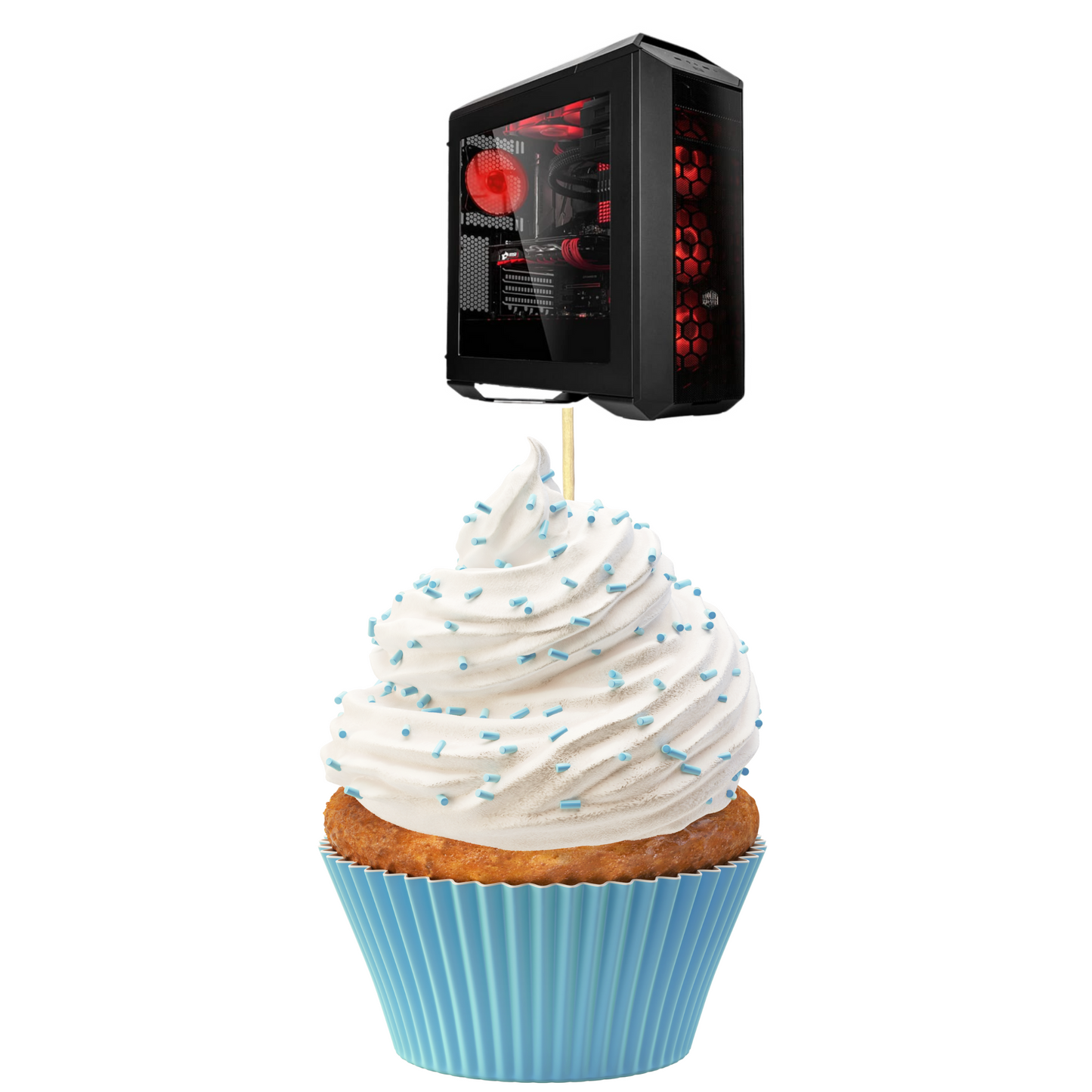 Computer Theme Cupcake Toppers