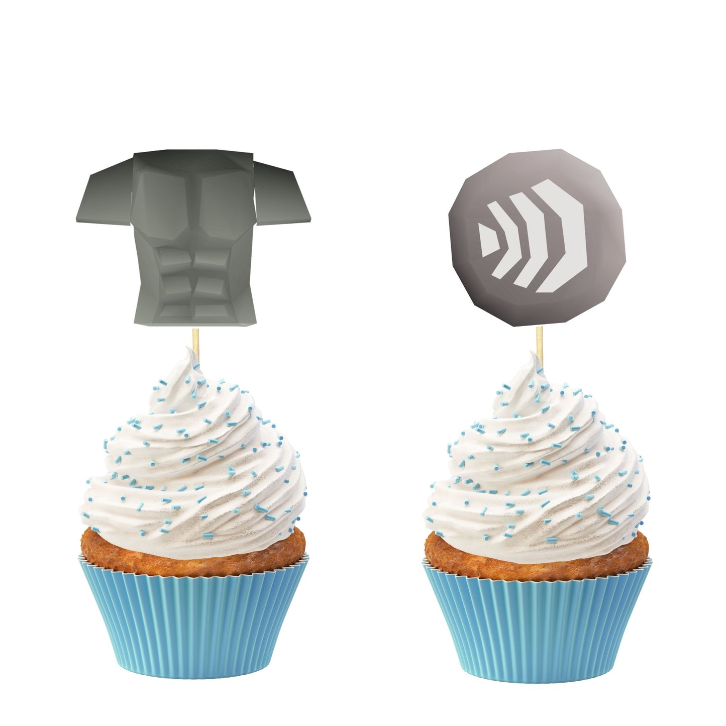 Old School Runescape Cupcake Toppers