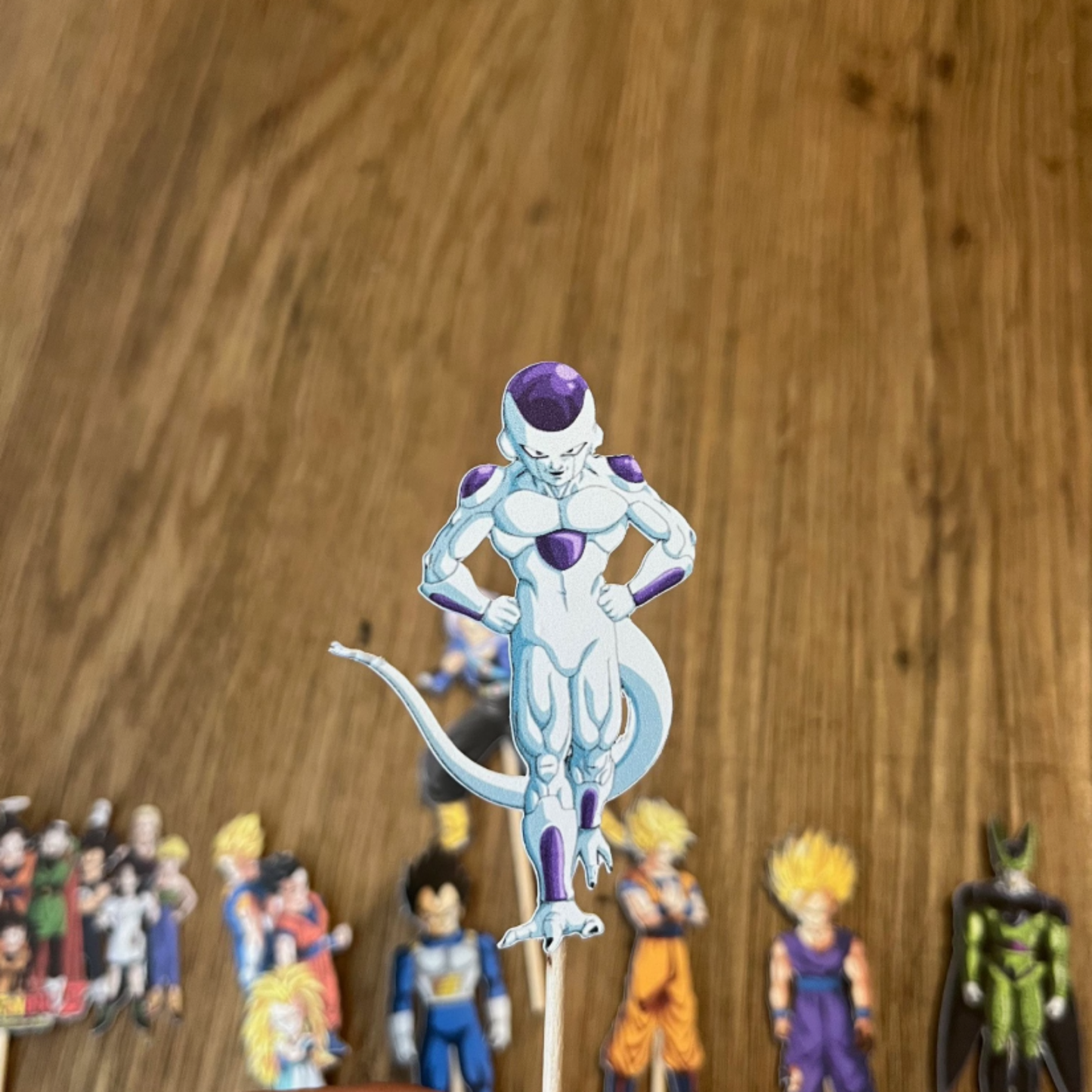 Dragonball Z Inspired Cupcake Toppers