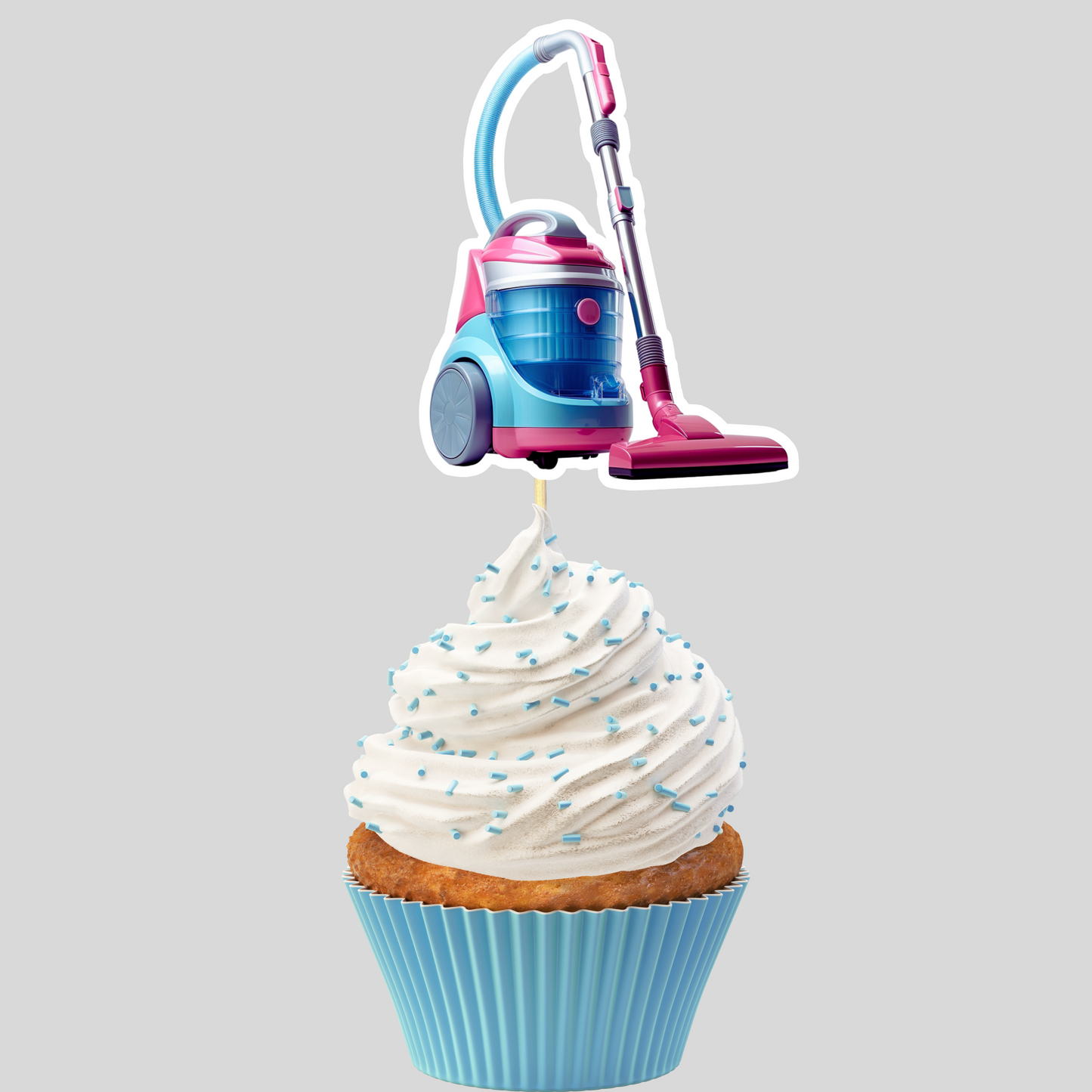 House Cleaning Cupcake Toppers