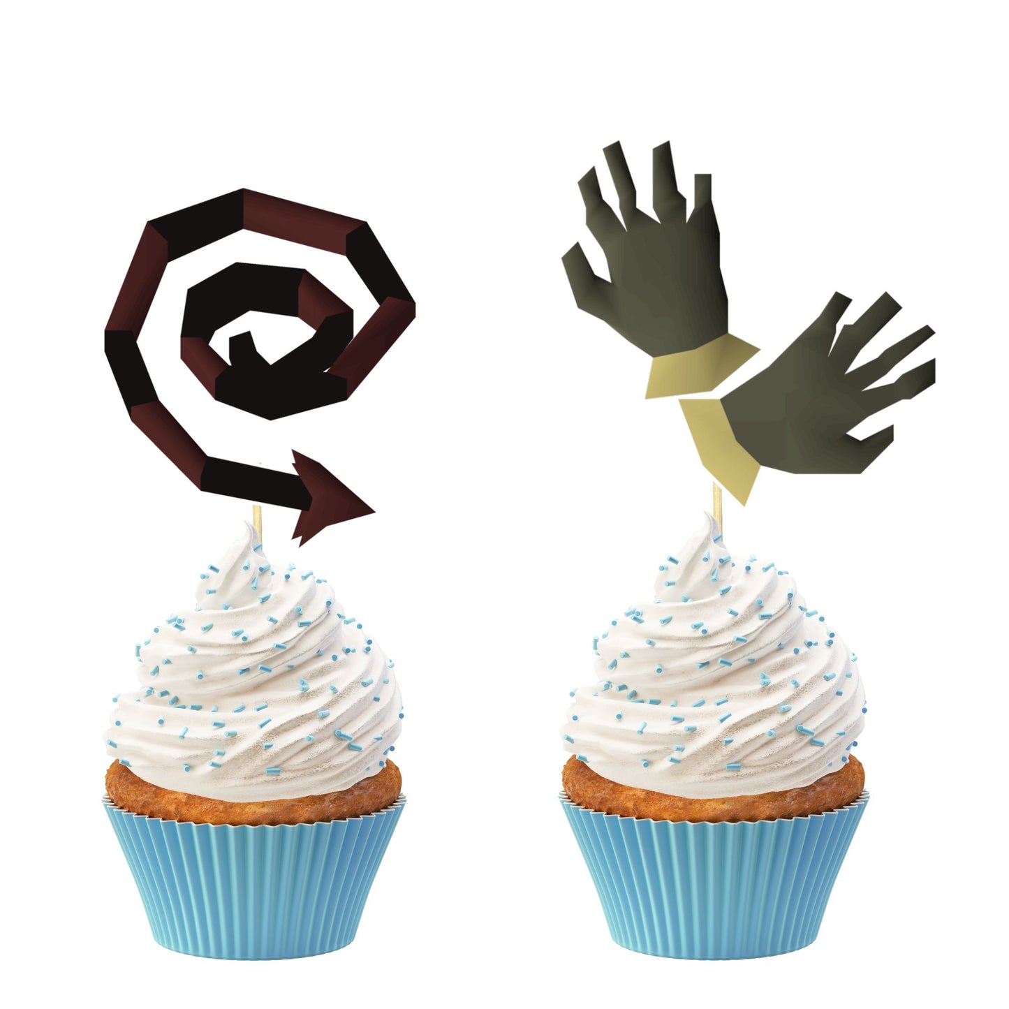 Old School Runescape Cupcake Toppers