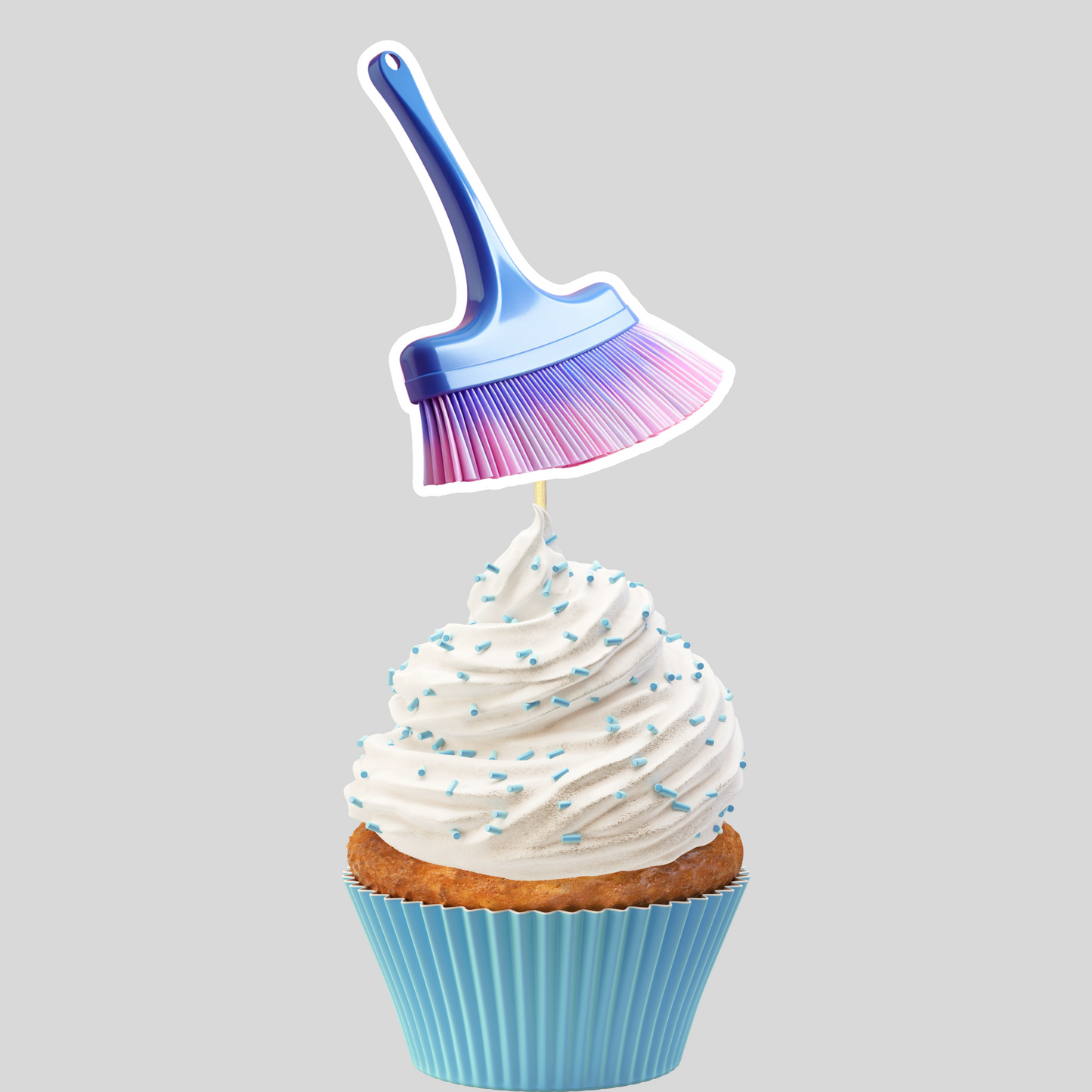 House Cleaning Cupcake Toppers