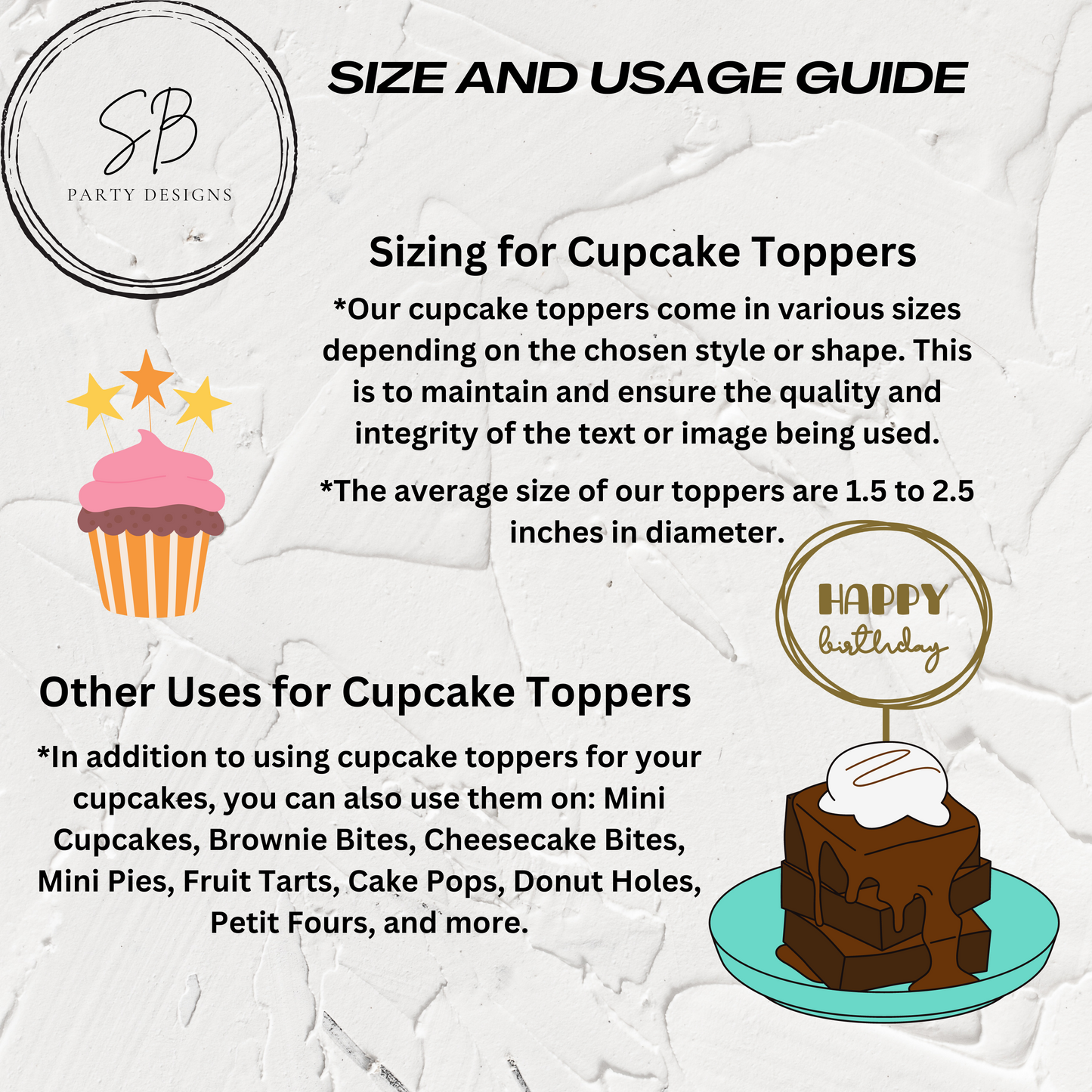 Axe Throwing Cupcake Toppers