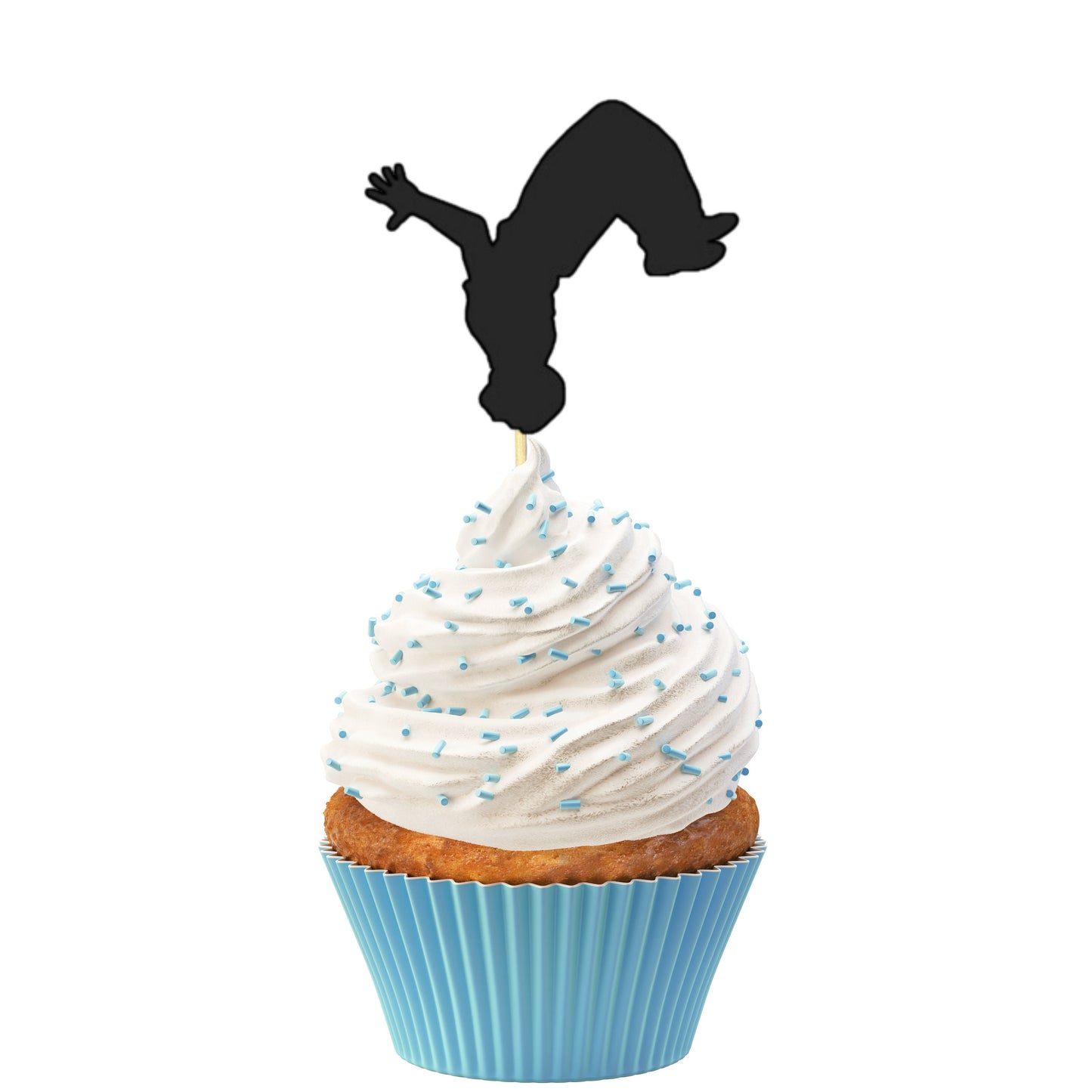 Parkour Cupcake Toppers