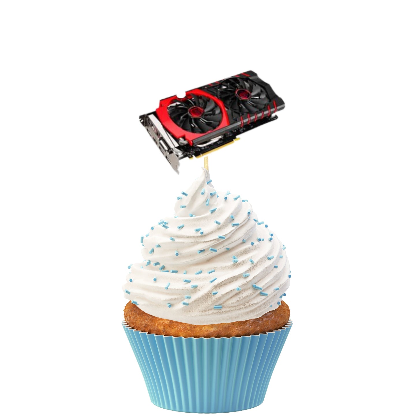 Computer Theme Cupcake Toppers