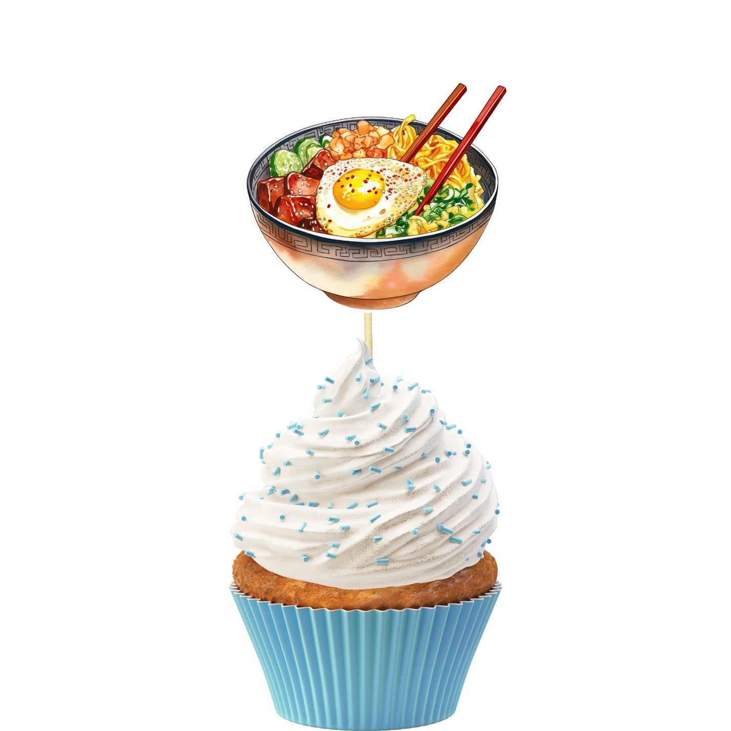 Ramen Cupcake Toppers