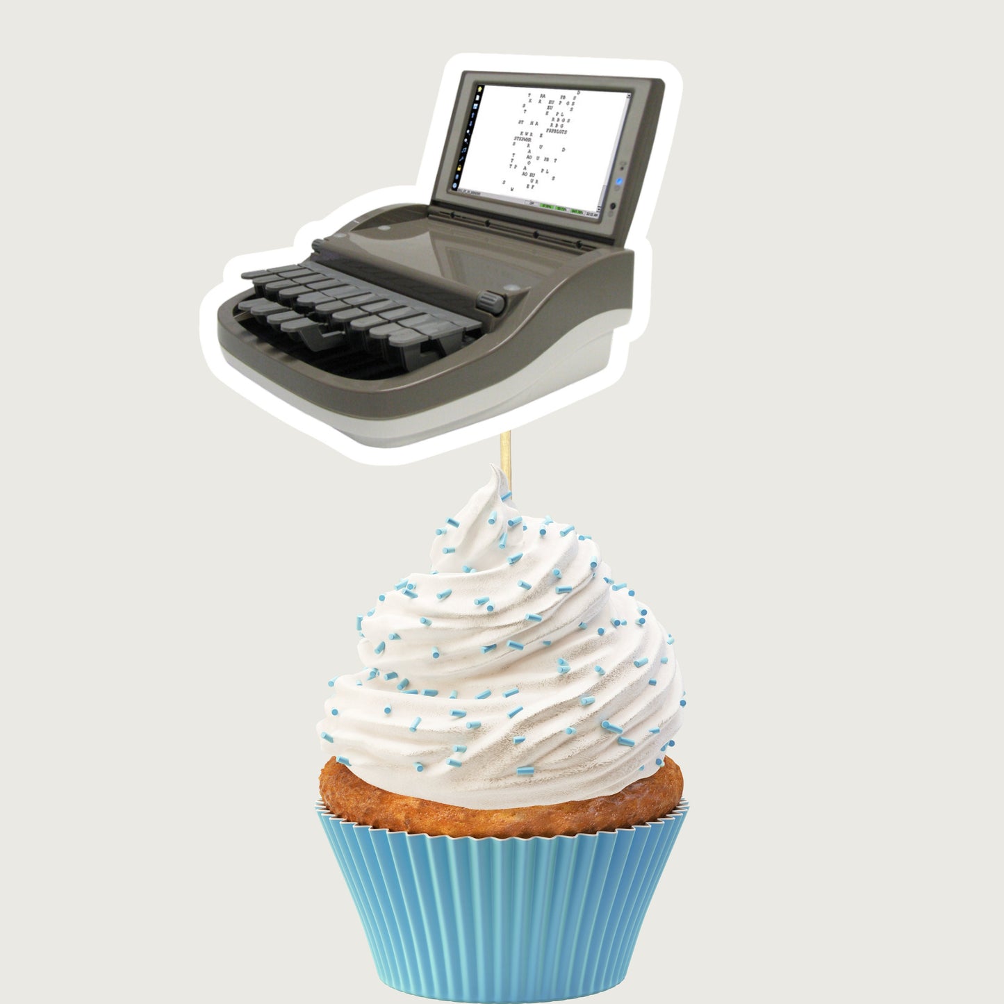 Court Reporter Cupcake Toppers