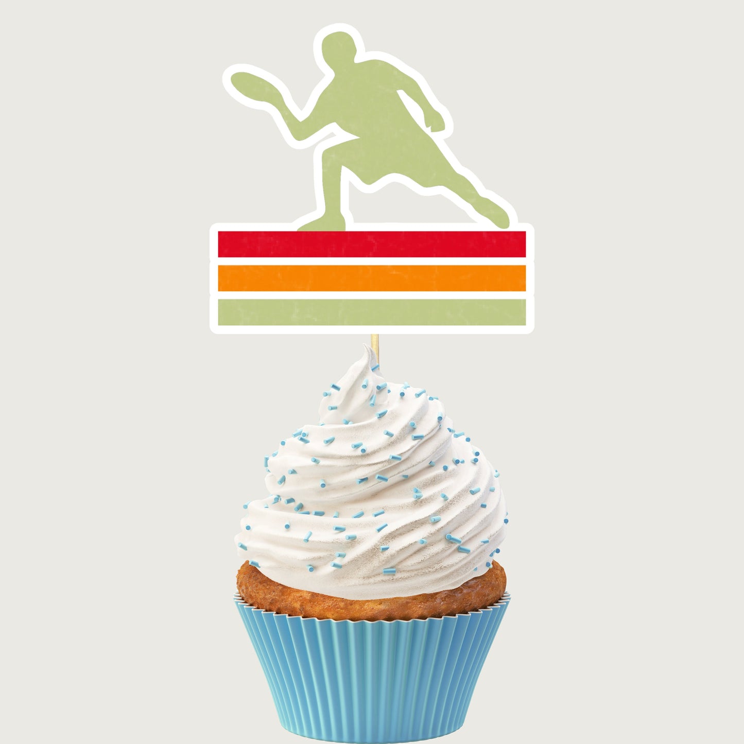 Disc Golf Cupcake Toppers