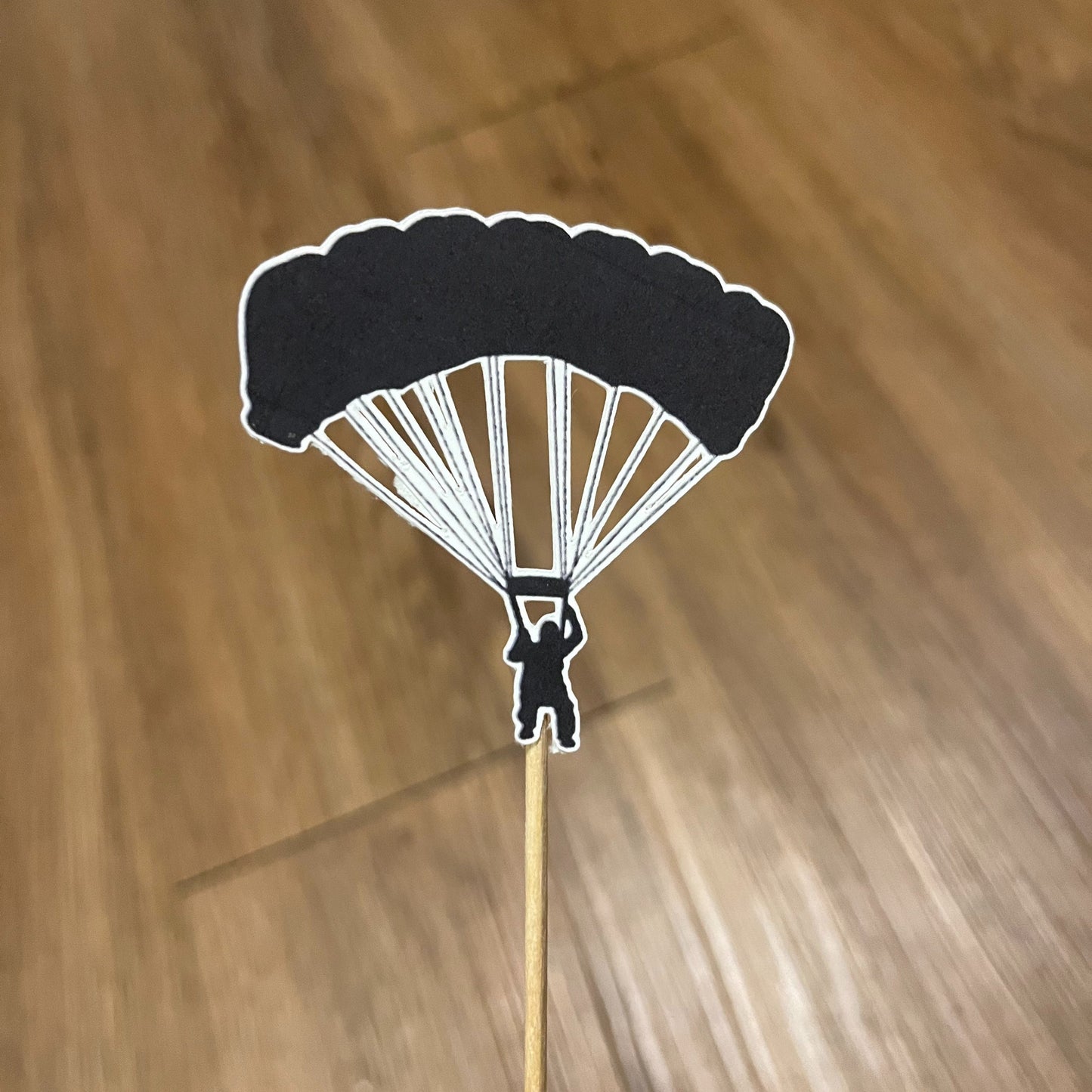 Sky Diving Cupcake Toppers