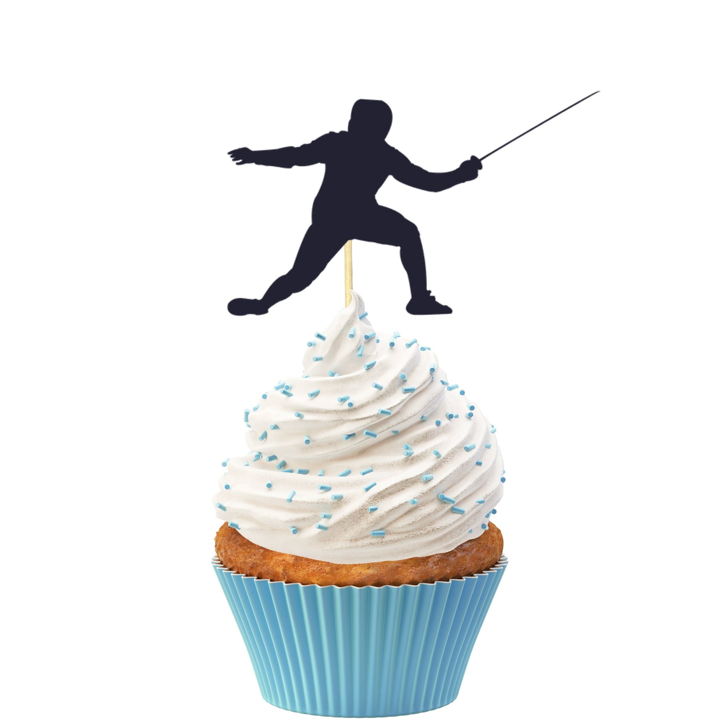 Fencing Cupcake Toppers