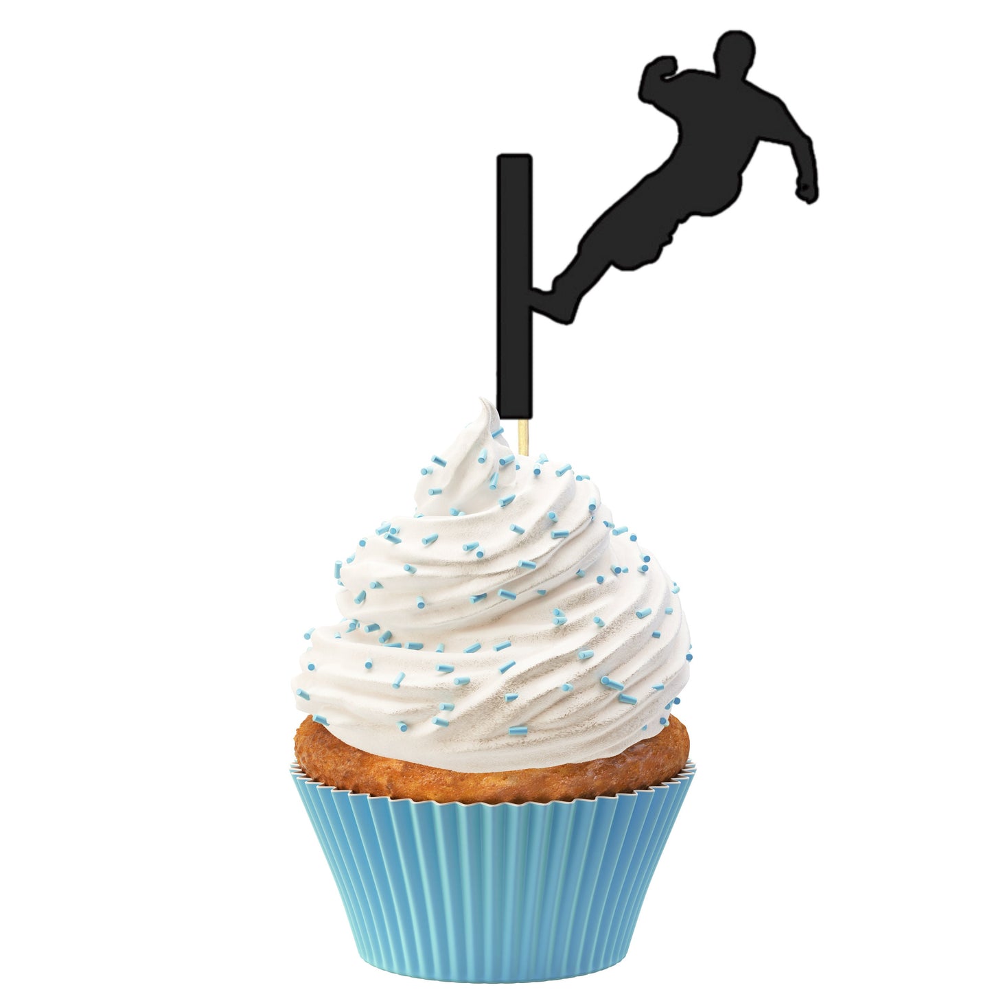 Parkour Cupcake Toppers