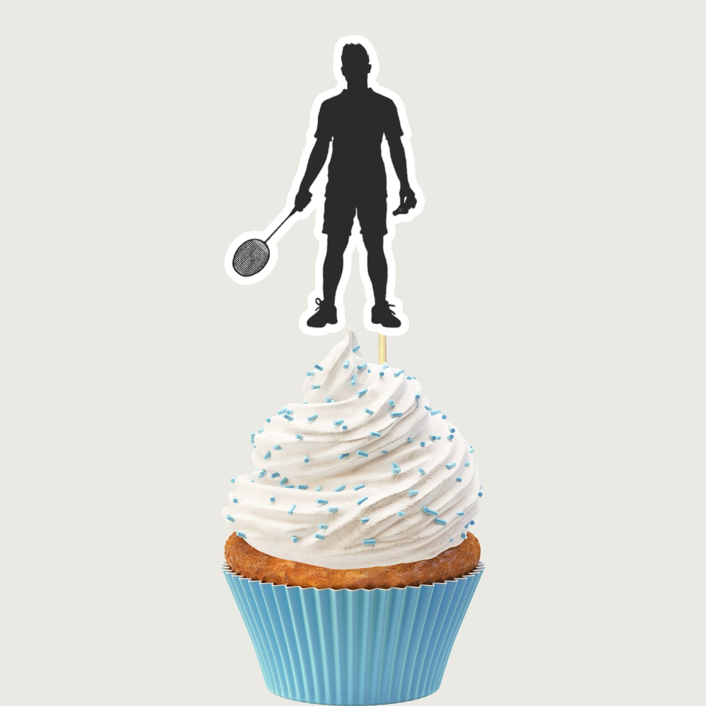 Badminton Cupcake Toppers Badminton Topper