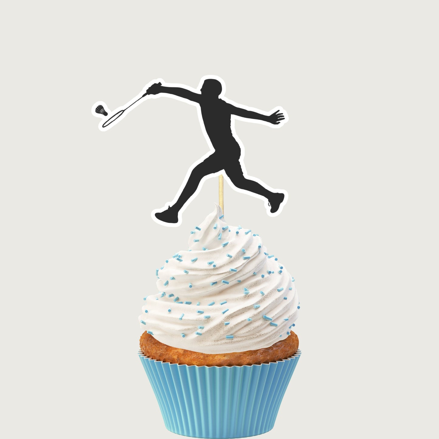 Badminton Cupcake Toppers Badminton Topper