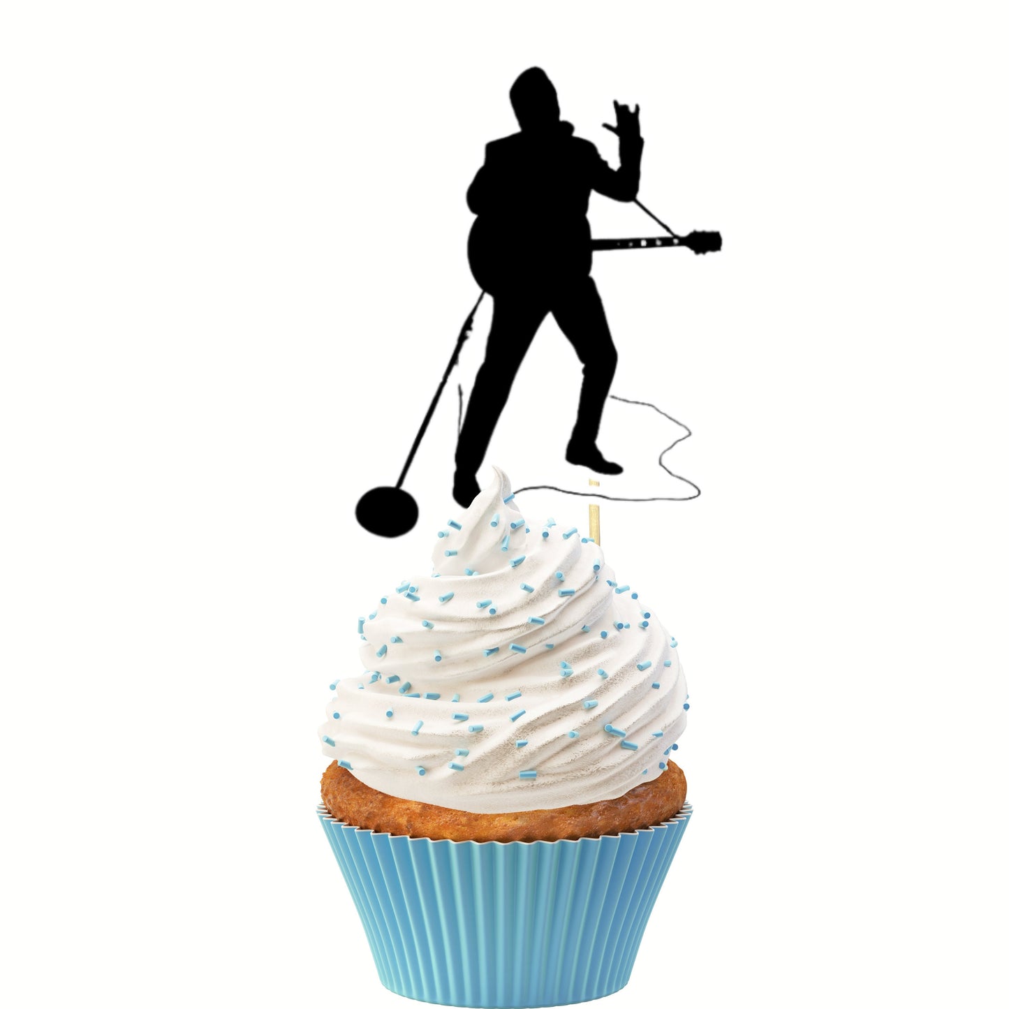 Elvis Presley Cupcake Toppers