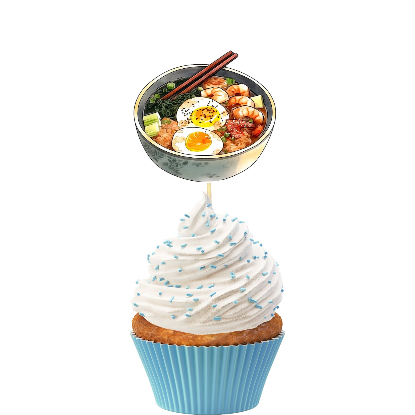 Ramen Cupcake Toppers