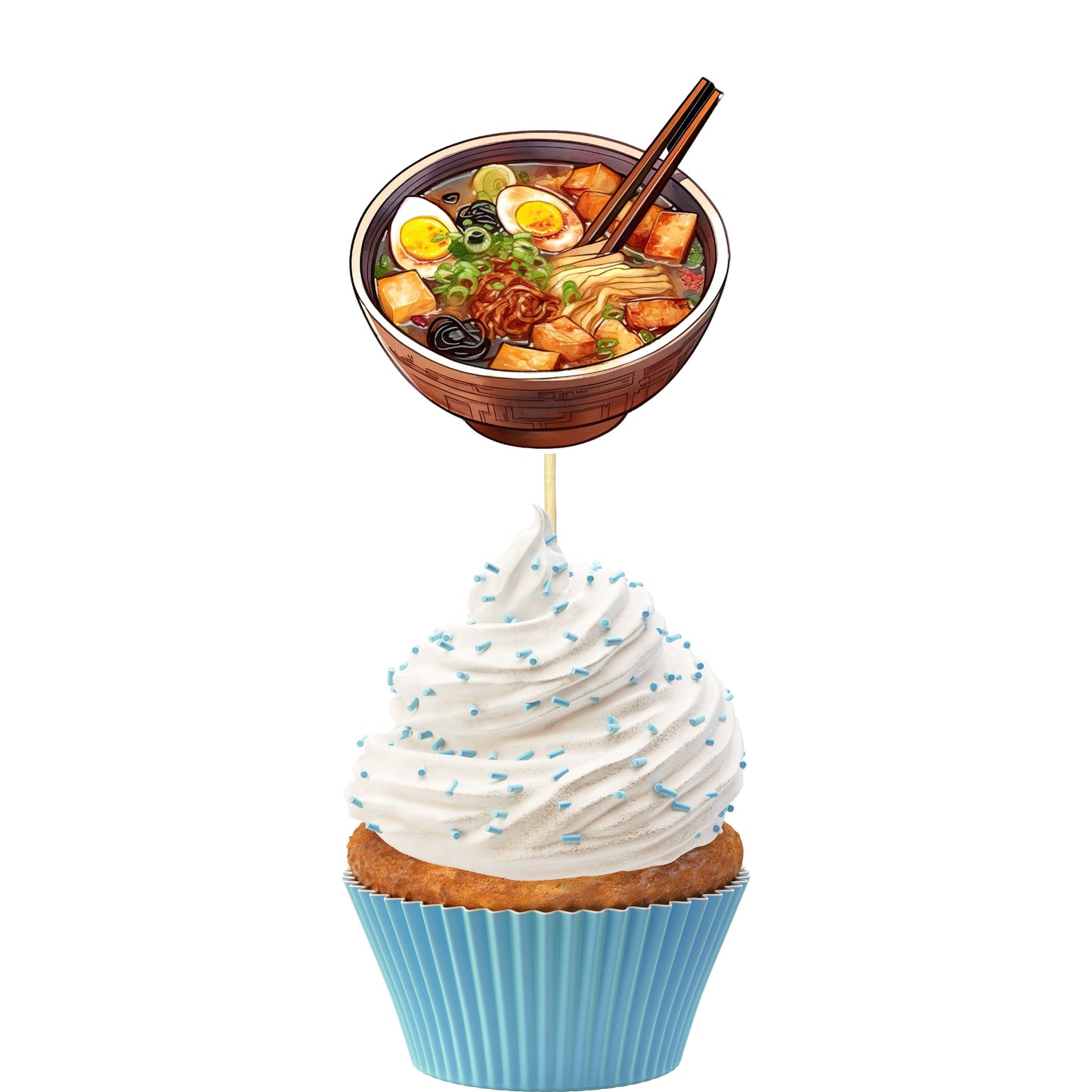 Ramen Cupcake Toppers