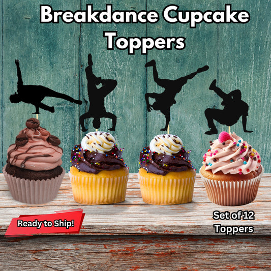 Breakdance Cupcake Toppers