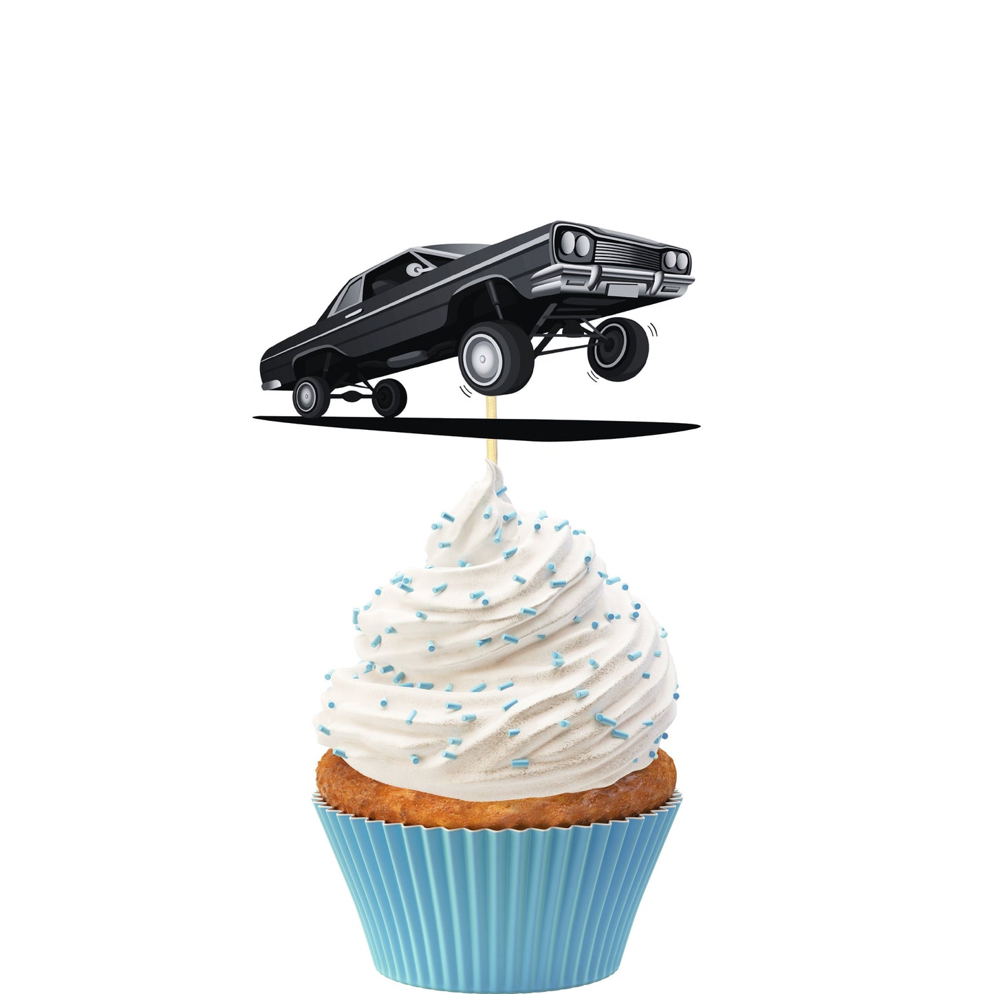 Lowrider Cupcake Toppers