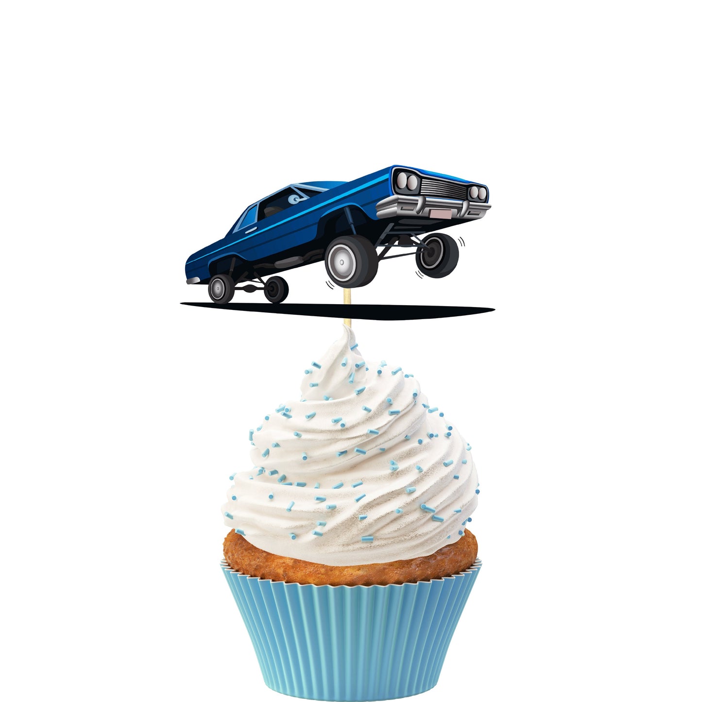 Lowrider Cupcake Toppers