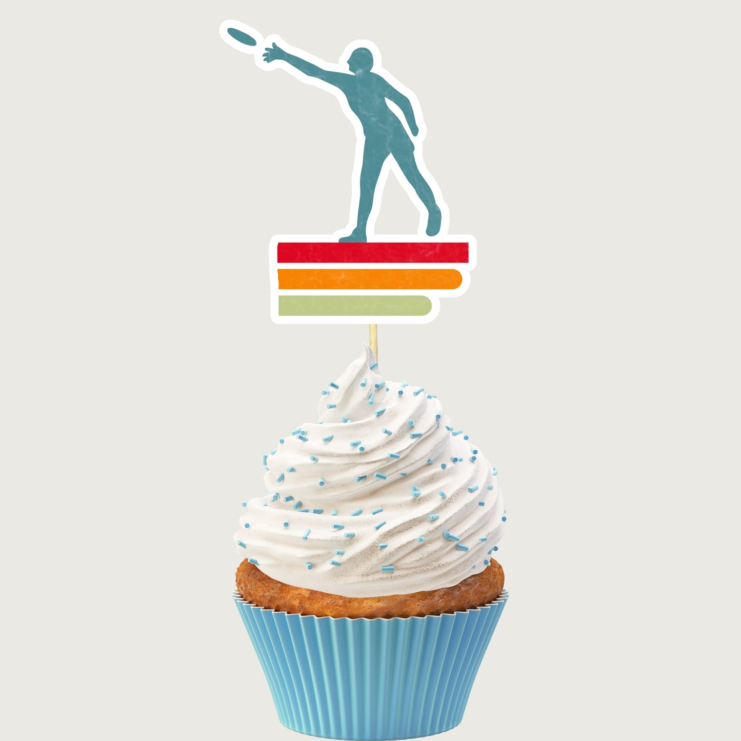 Disc Golf Cupcake Toppers