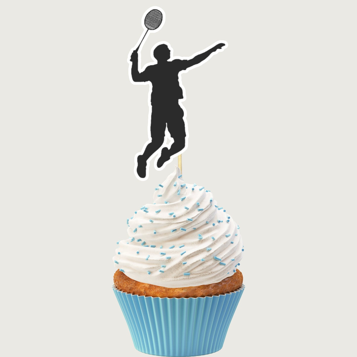 Badminton Cupcake Toppers Badminton Topper