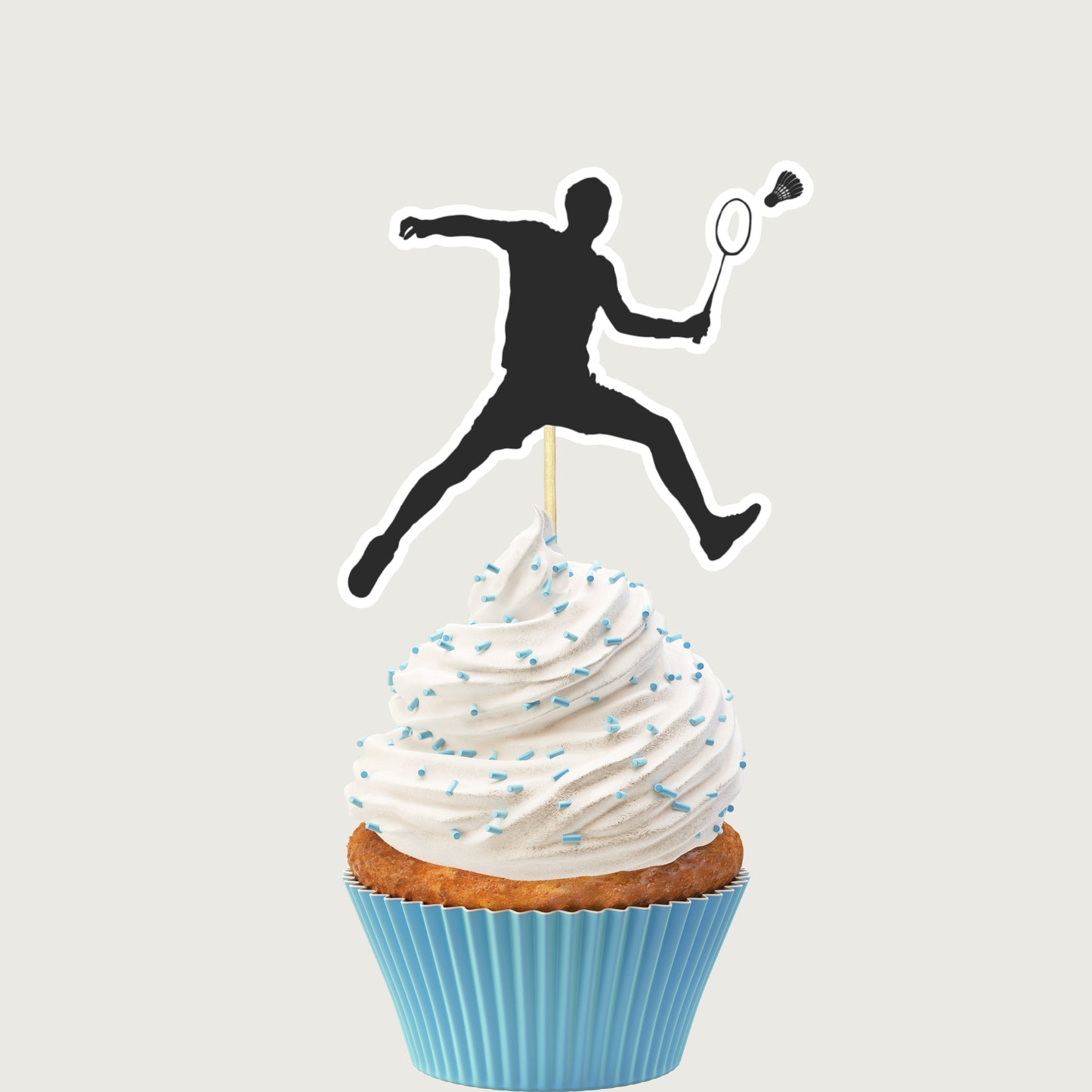 Badminton Cupcake Toppers Badminton Topper