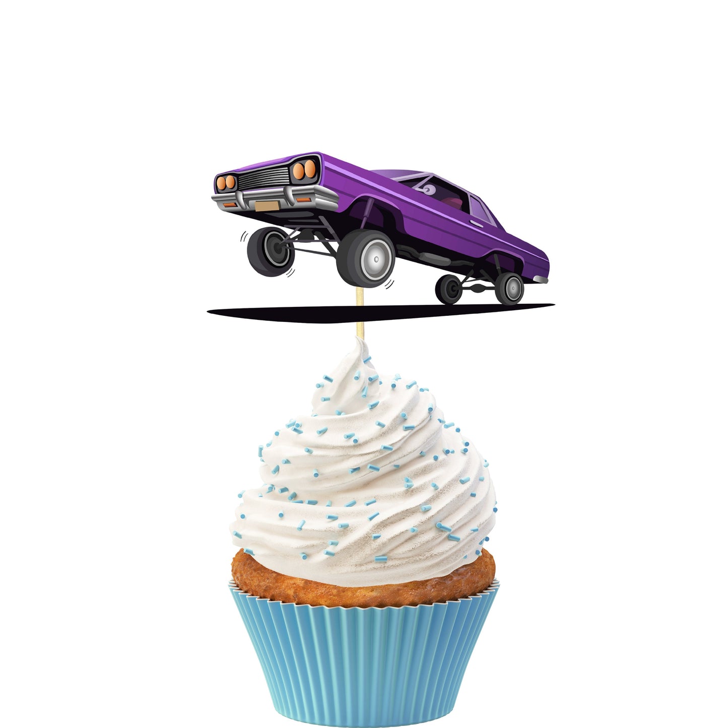 Lowrider Cupcake Toppers