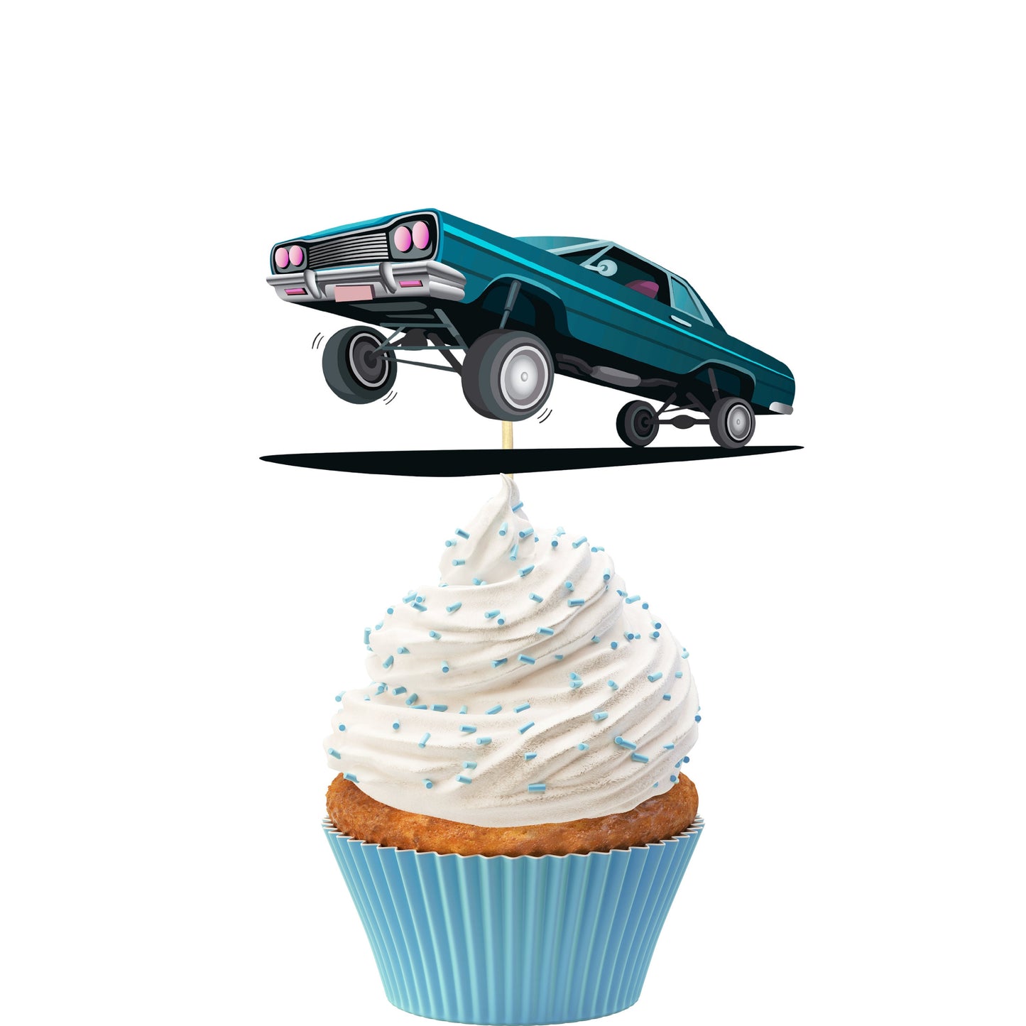 Lowrider Cupcake Toppers